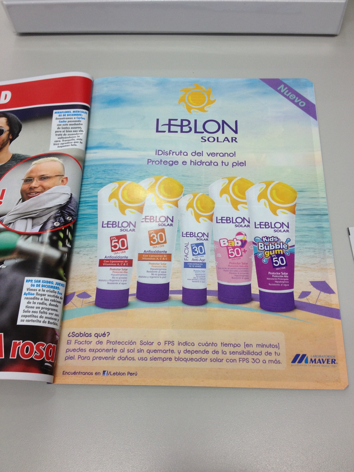 magazine revista publicidad vallas Display leblon Maver Perú