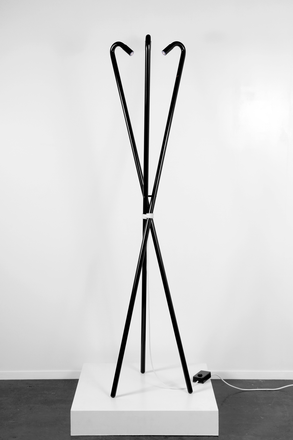 lighting Lamp Introvert design Bound Fabric cable led steel bending Innovative art Daniel Kamp Sam Griffin James McNab