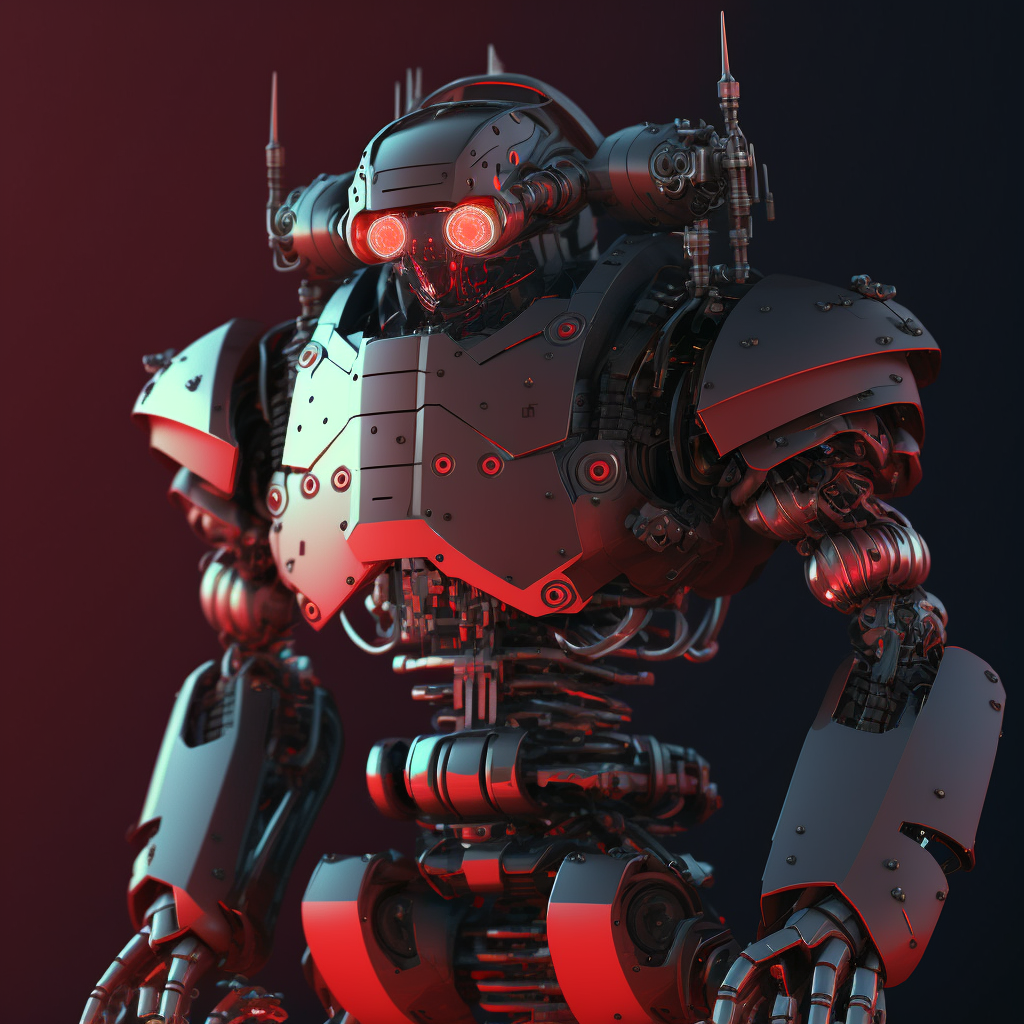 3D CGI Character design  concept hard surface madrobotpanda mech mecha midjourney robot