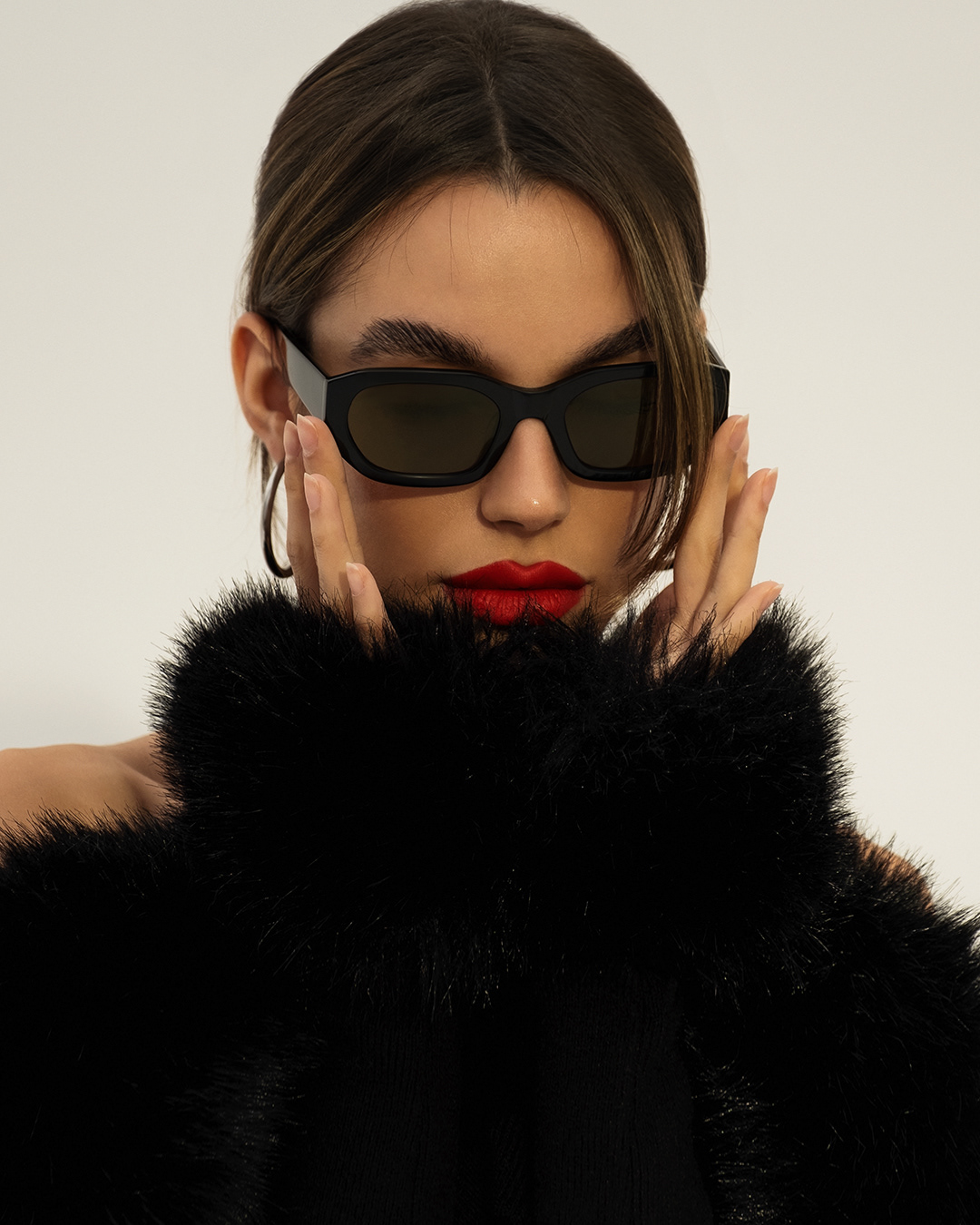 Advertising  beauty photography campaign advertising fashion photography model occhiali da sole portrait postproduction retouch Sunglasses