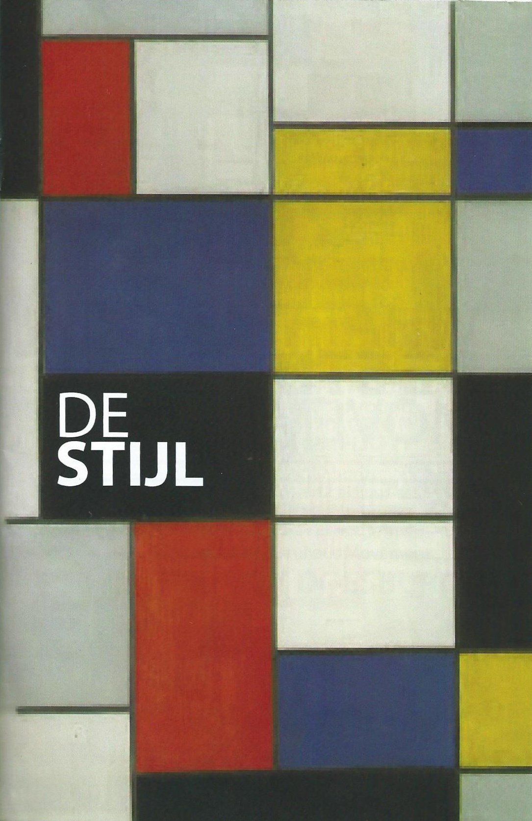 graphic design history de stijl mondrian doesburg red blue yellow primary colors