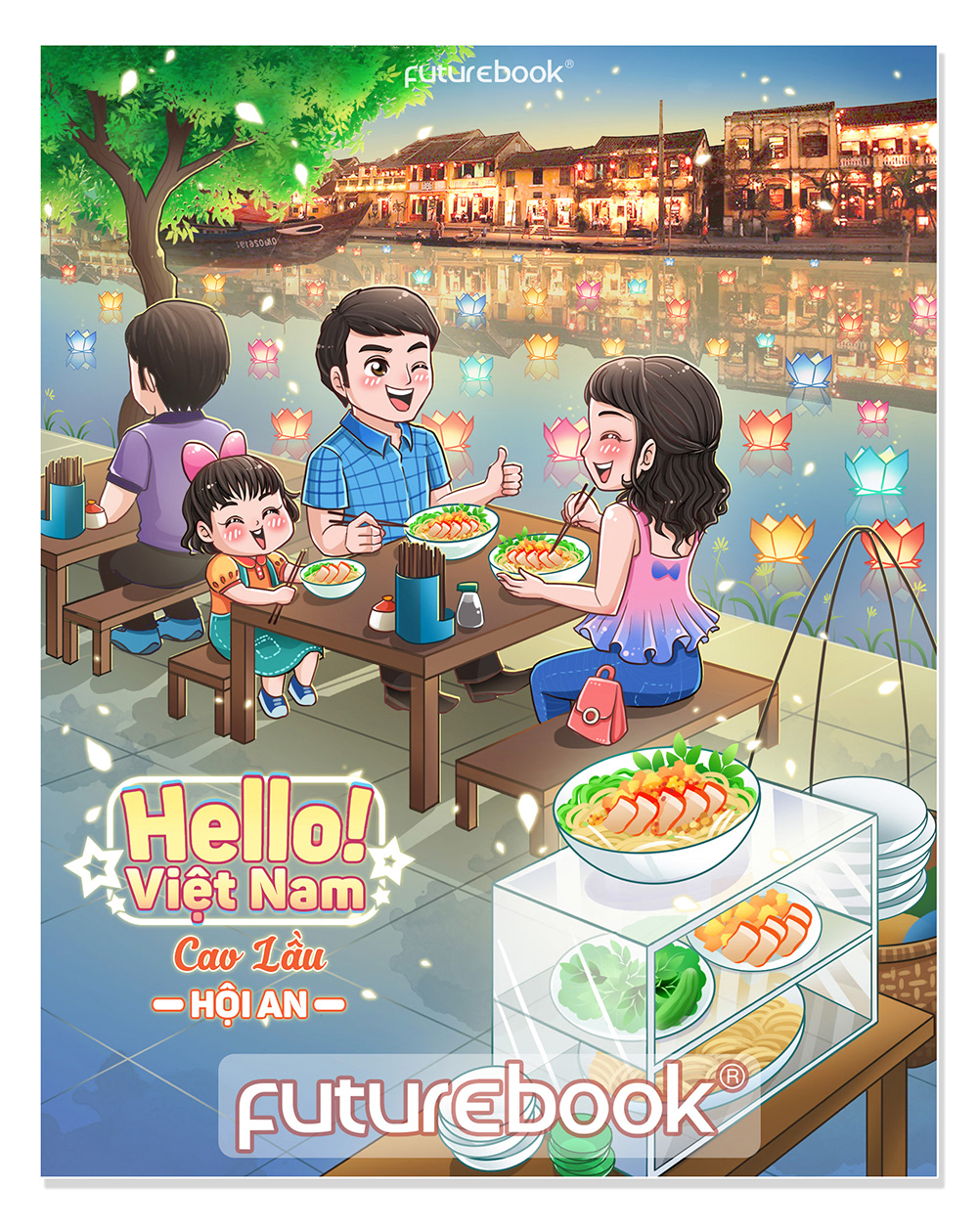 hoi an Da Nang vietnam saigon Food  book kid hello vietnam bookcover