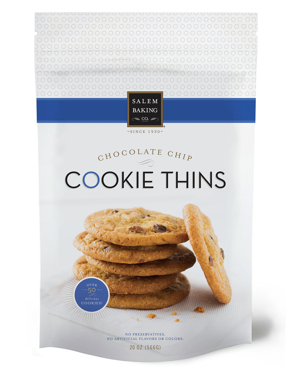cookies pouch package clean simple design ingredients bakery chocolate thins modern Sweets