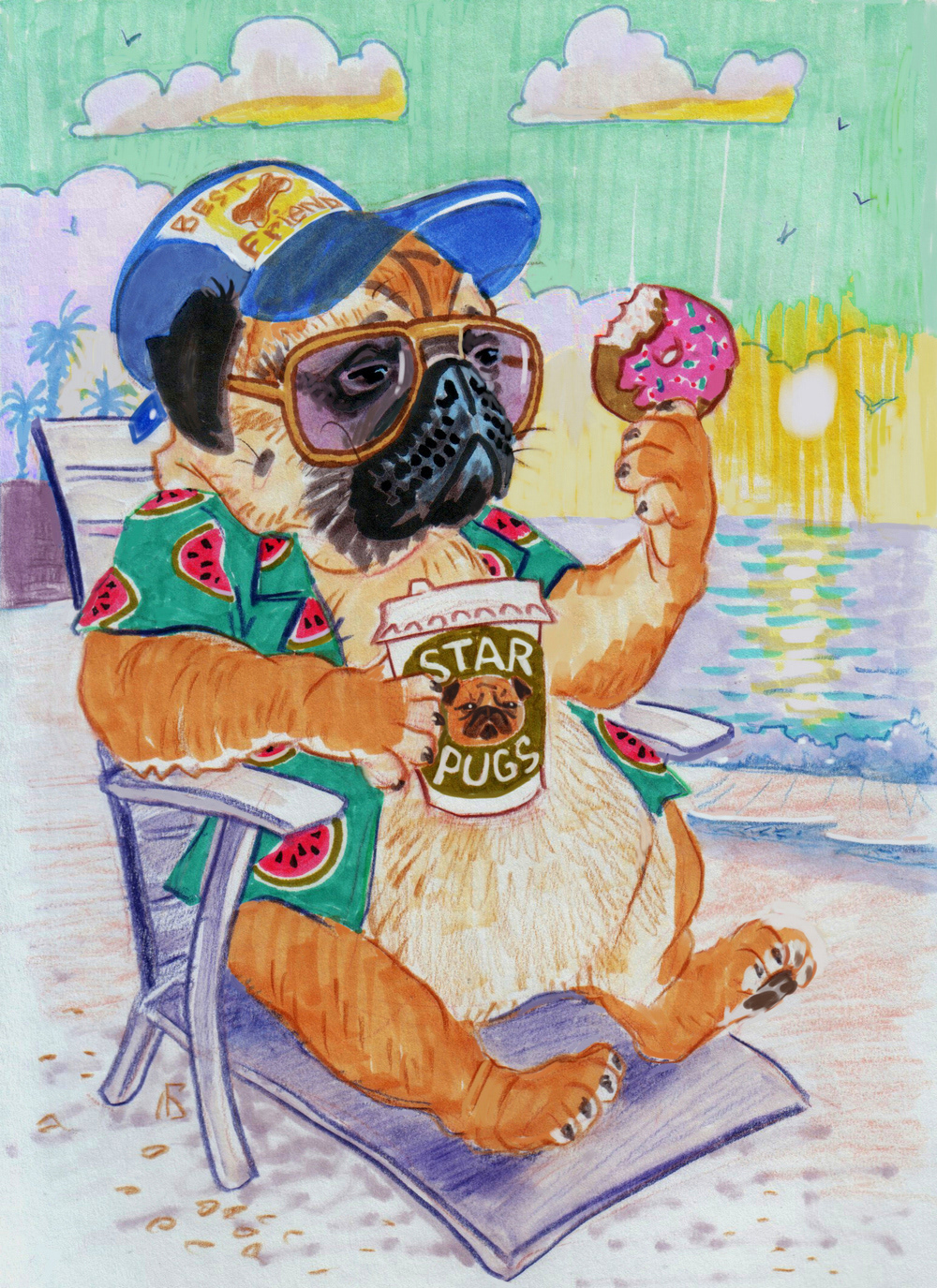 Pugs and relax