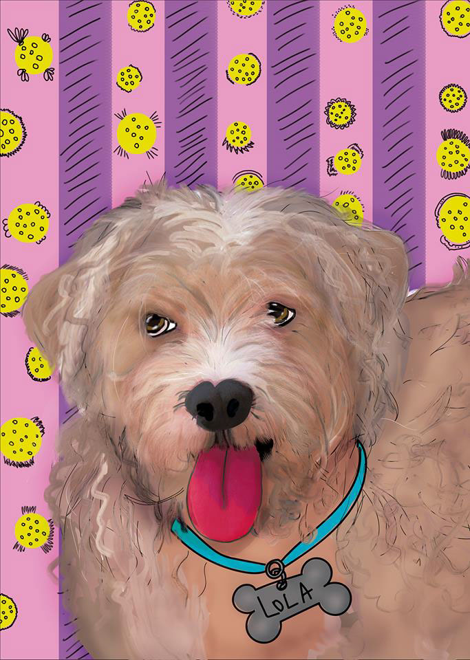 FACEBOOK.COM/SAYPISNIILLUSTRATION ilustracion Mascotas ilustradas dibujo perro perro dibujado MyDog mi perro