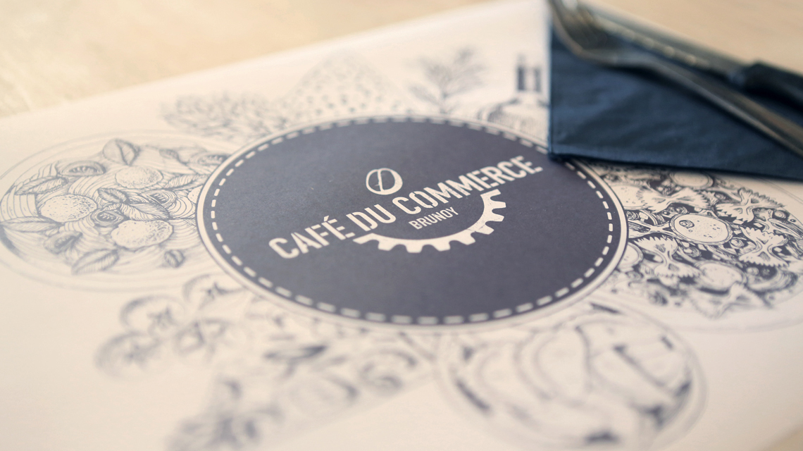 graphisme logo carte de visite business card art direction  direction artistique Packaging cafe bar ILLUSTRATION 