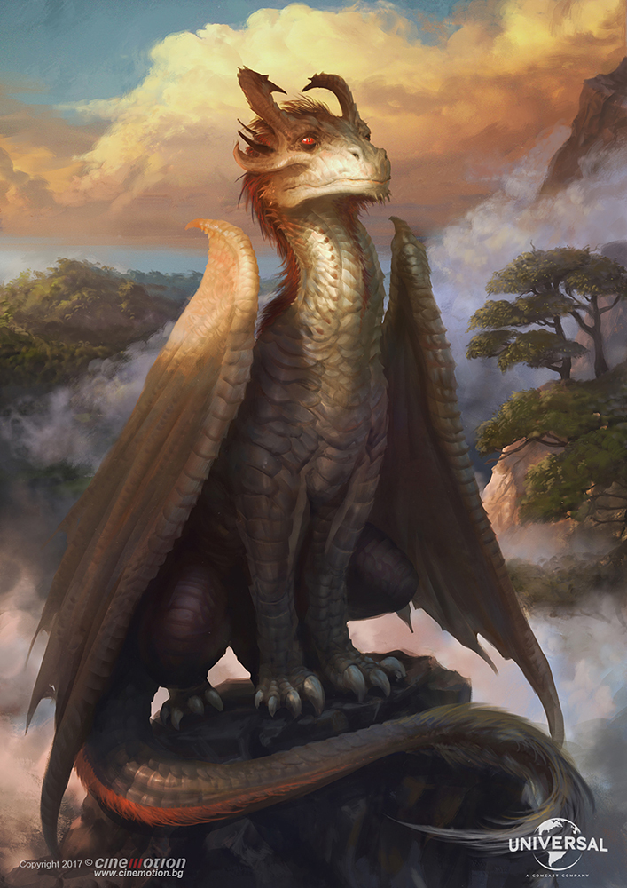 universal dragonheart dragon dragons concept art movie art background paintings art fantasy