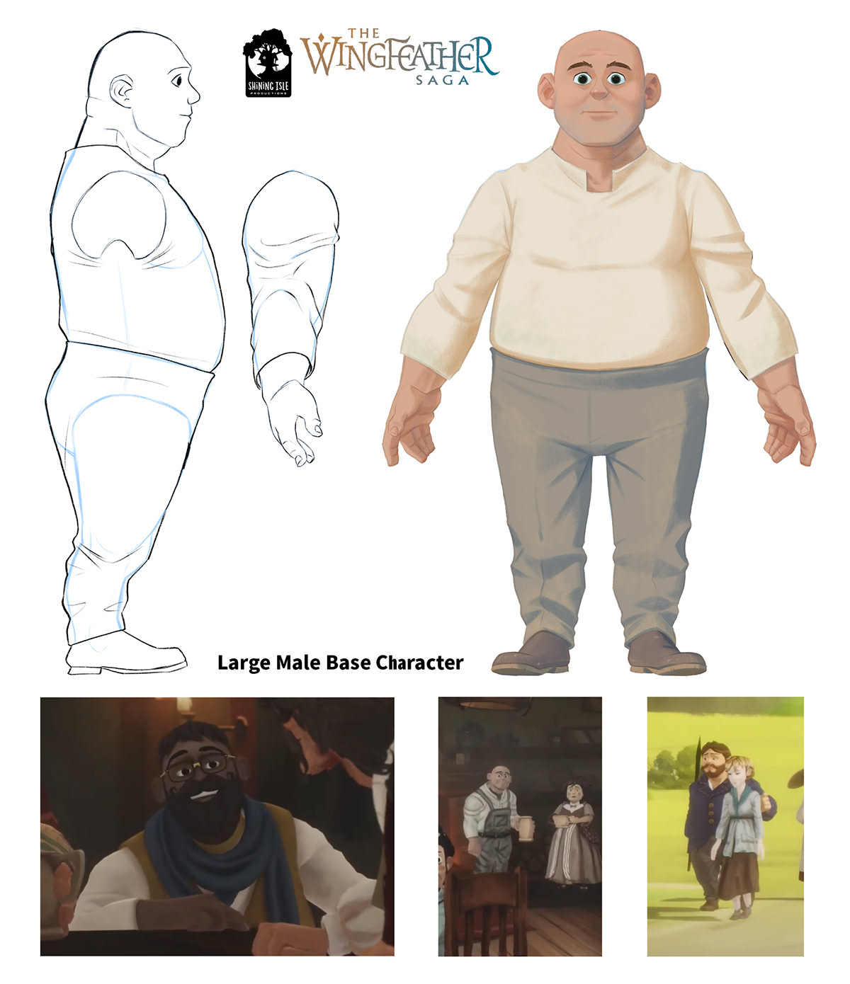 Animated Series Character design  concept art digital painting Drawing  stylized VisDev Visual Development Wingfeather Wingfeather Saga Adobe Portfolio