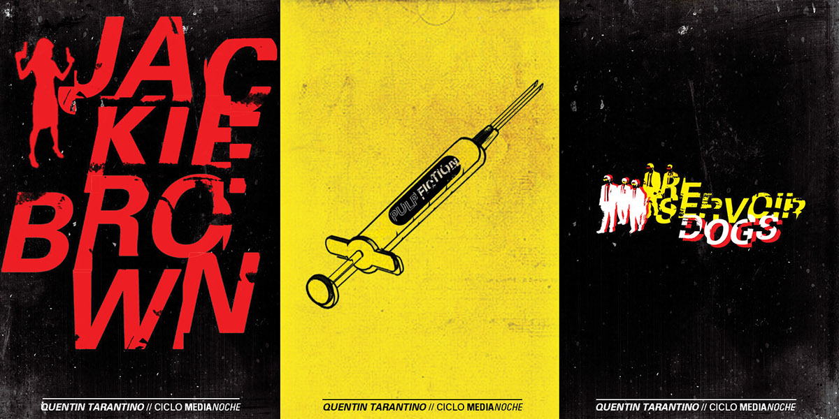 Gabriele Tarantino  Quentin movie fadu uba movie poster typography  
