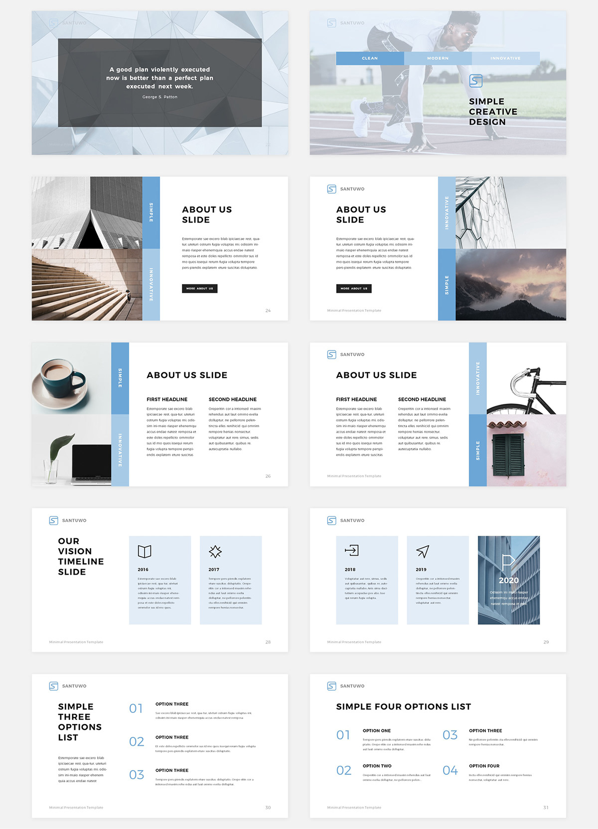 minimal infographic Layout slide clean creative presentation Powerpoint template design