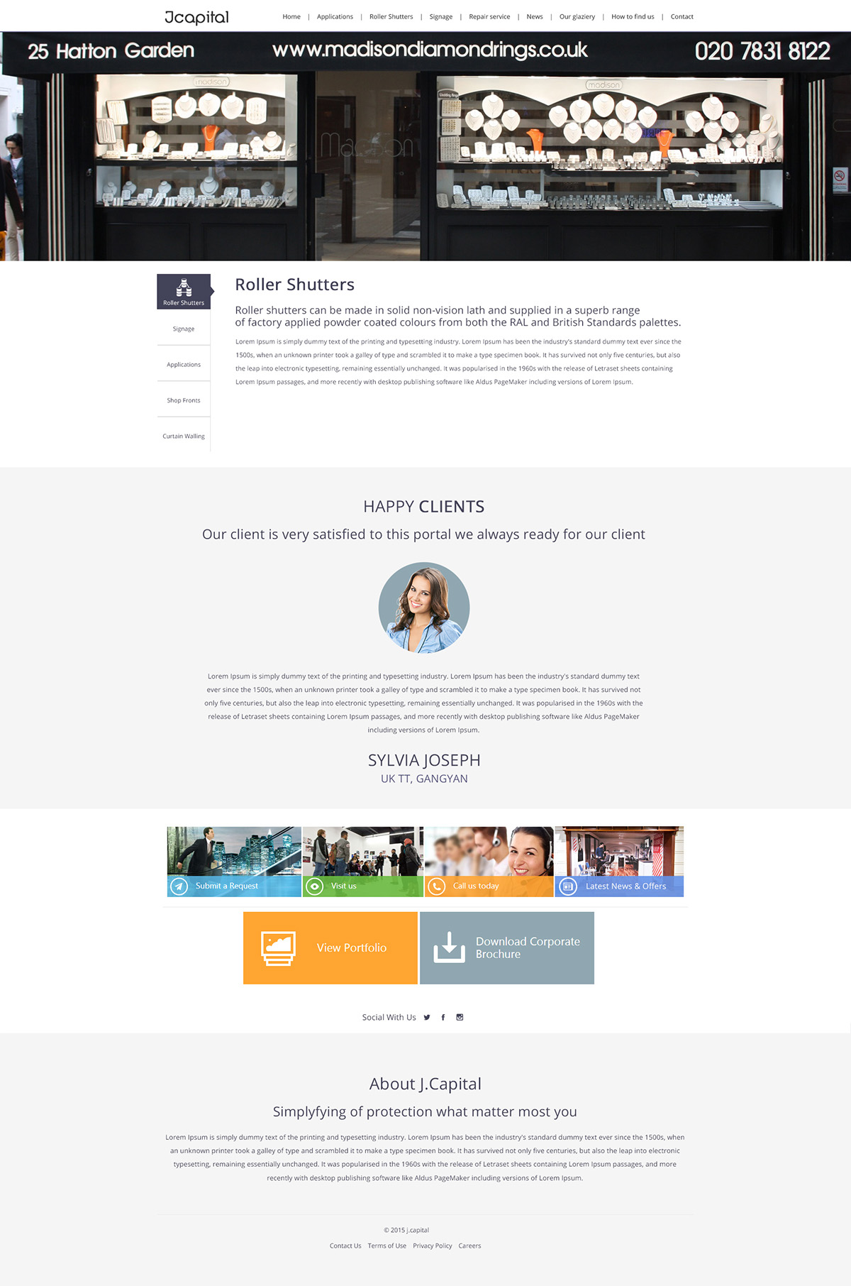 clean business business template White red glass template London