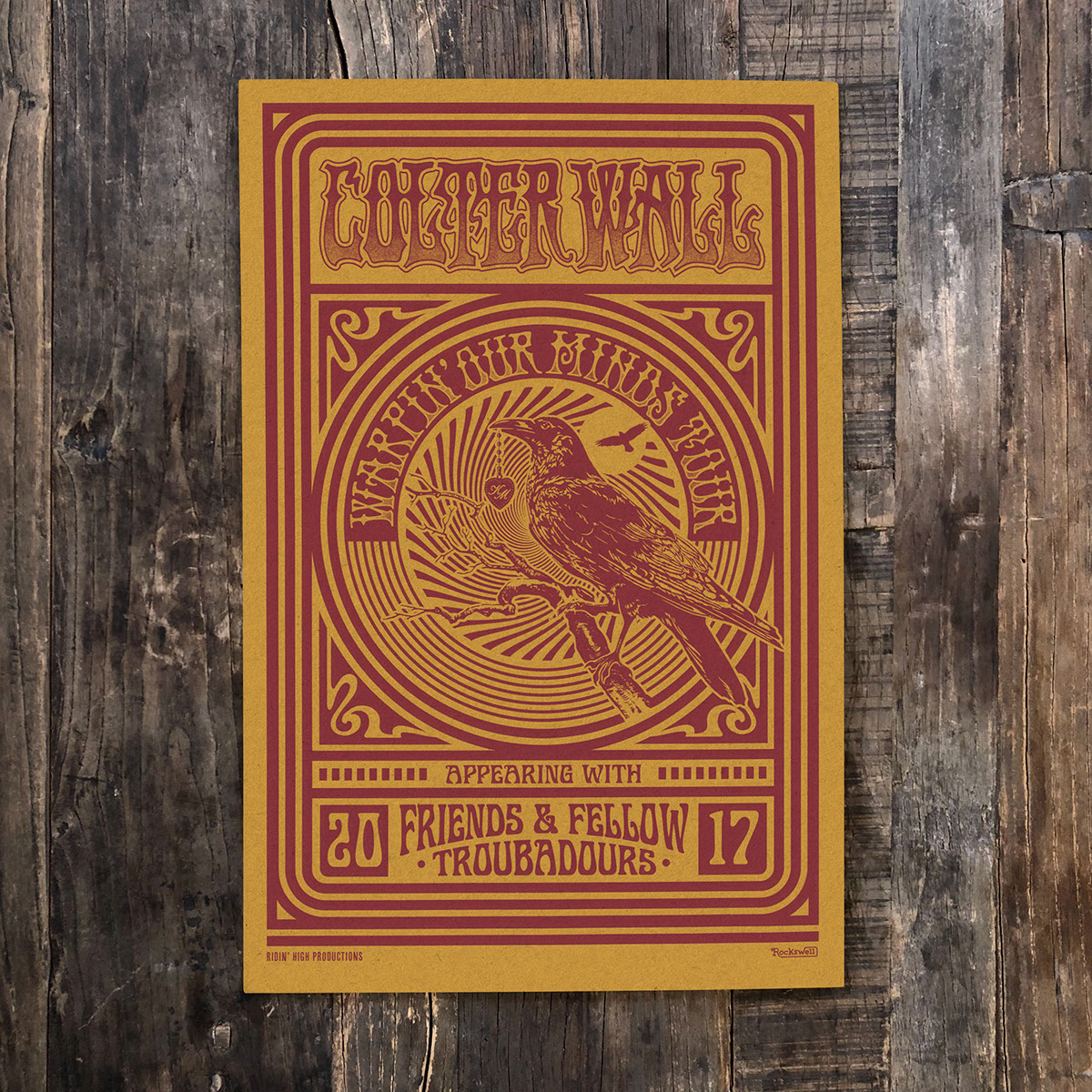 Proud to have had the opportunity to team up with Print Mafia for Colter Wa...