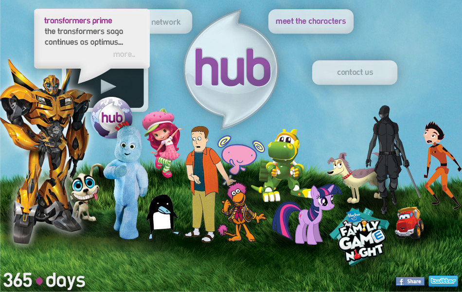 Hub discovery communications Hasbro Flash stills Mockup kids Fun ekit presskit