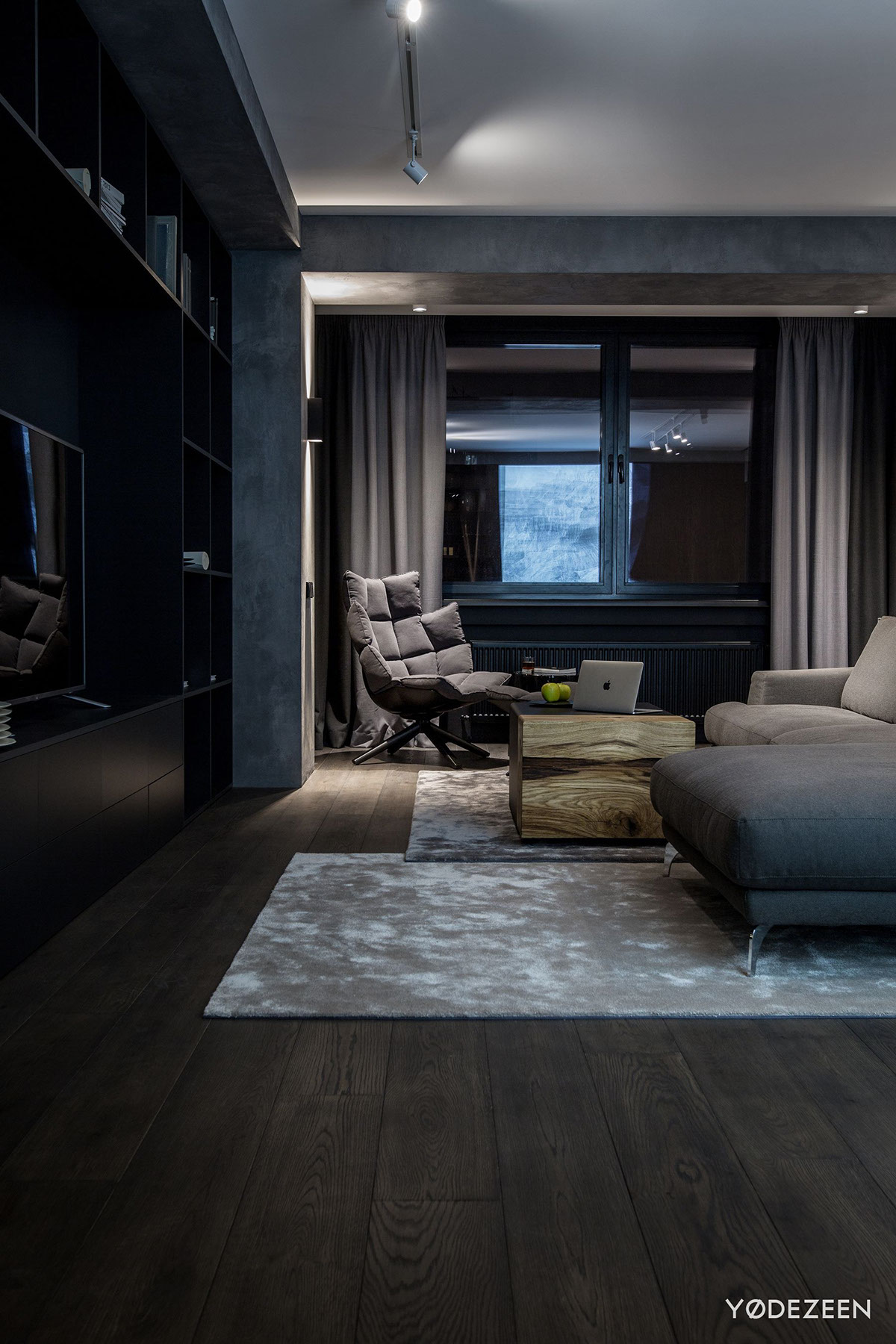 Interior design minimalistic shadesofgrey myhouseidea Flos poliform vibia HomeDecorating apartment privateresidence
