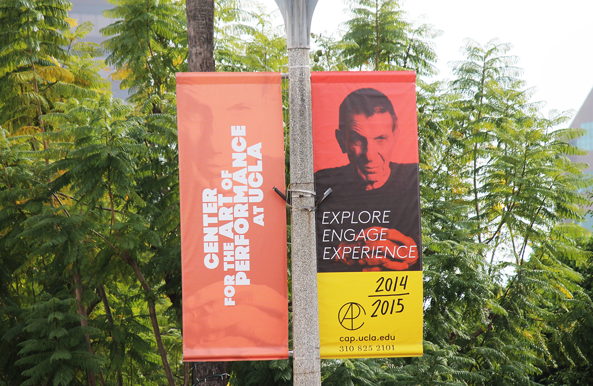pole banners banners Street Banners Signage leonard nimoy