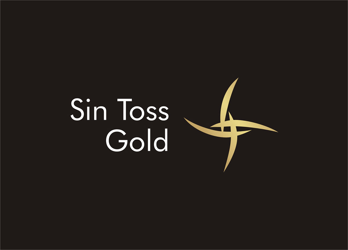 Sin Toss Gold logo identity фирменный стиль