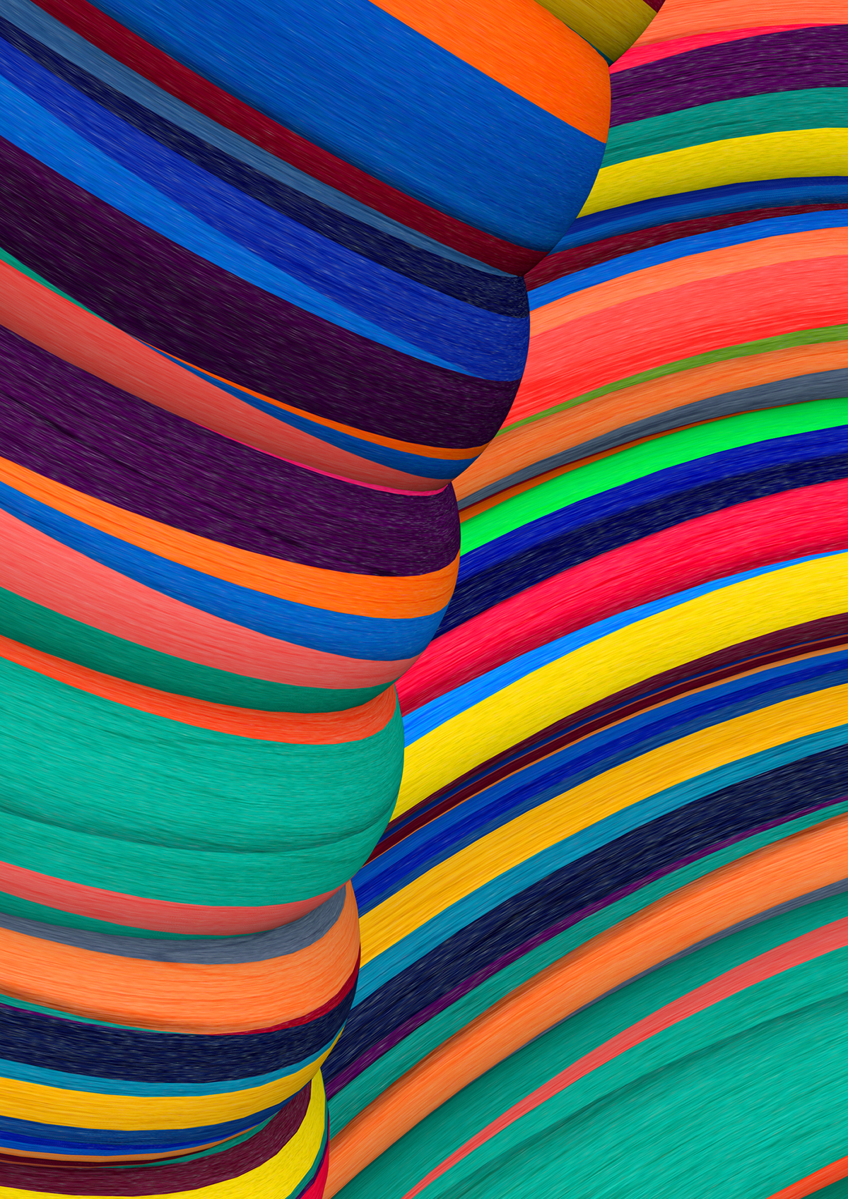 abstract Colourful  swirly lines Fun Positive
