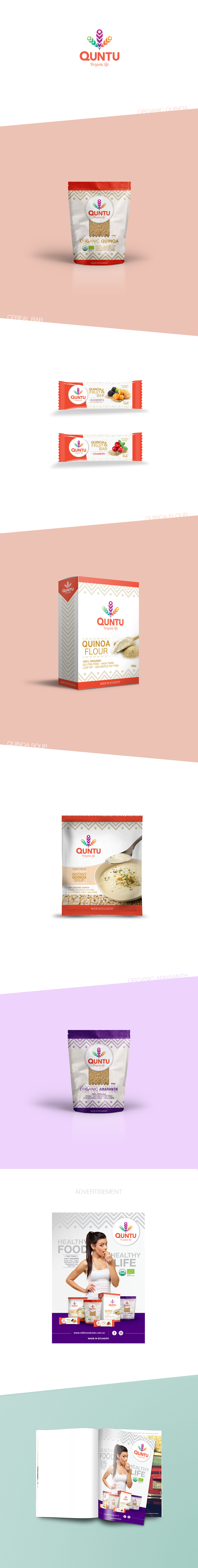 Packaging empaques brand branding  organic quinoa