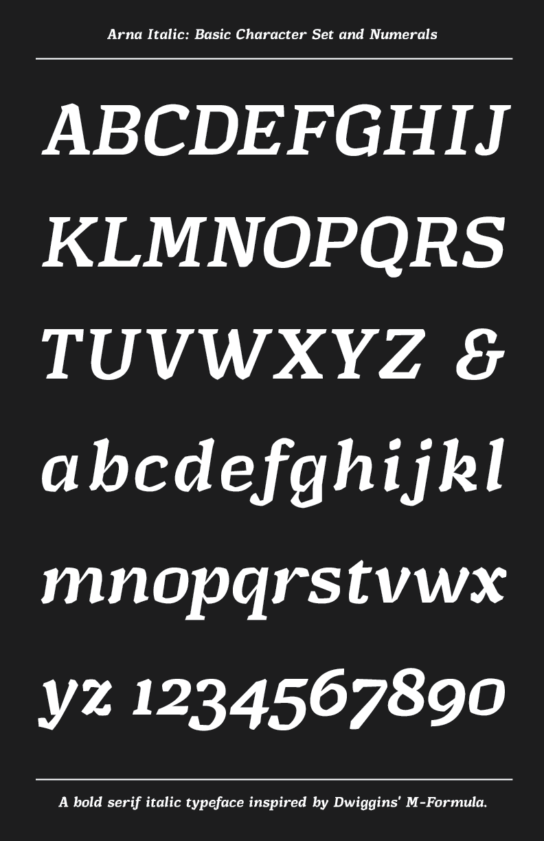 serif Typeface font bold wedge dwiggins type design