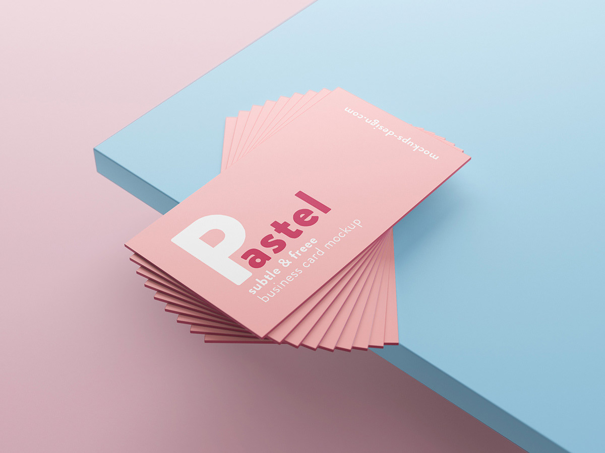 Download Free High Quality Business Card Mock Up On Behance