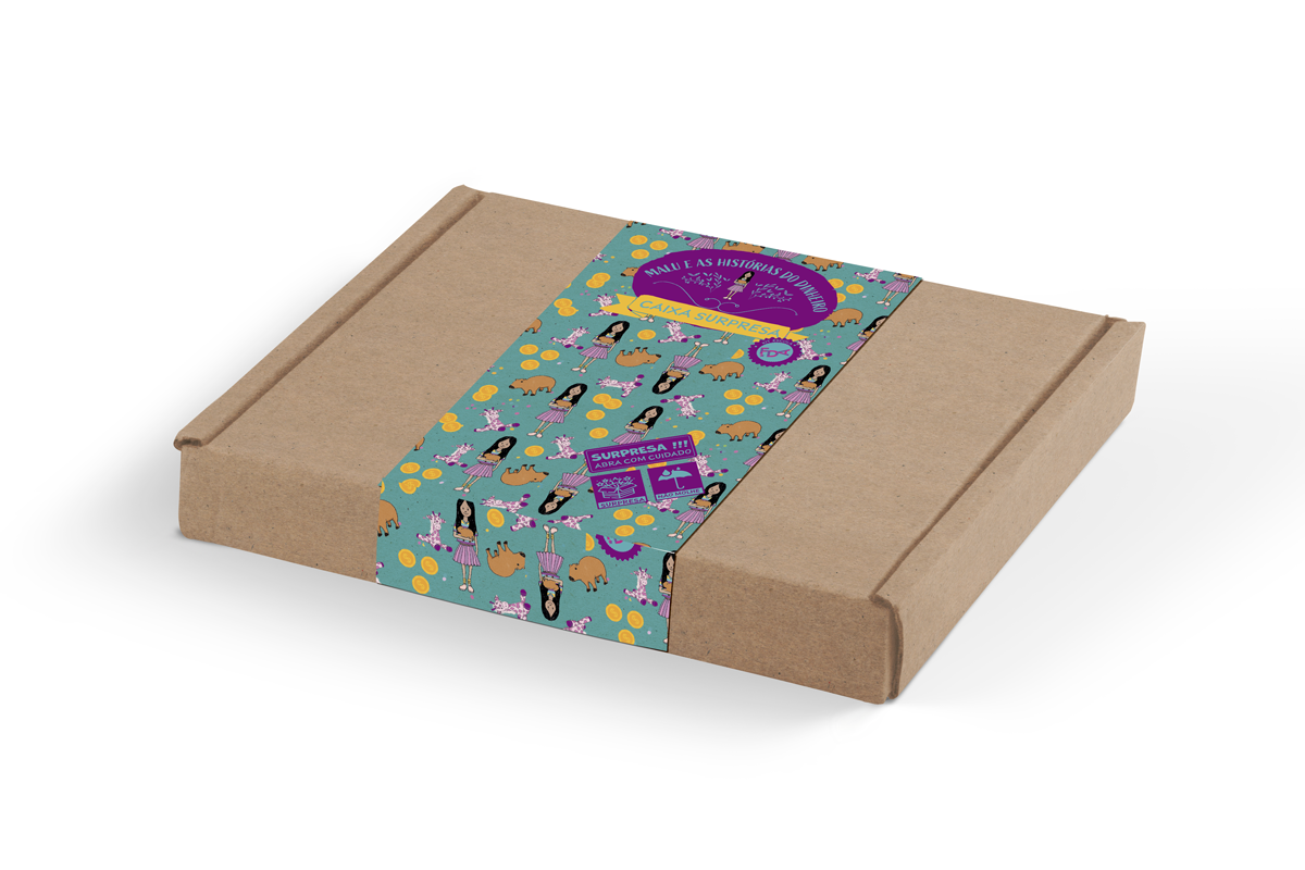 fantoches puppets Caixa embalagem Packaging box