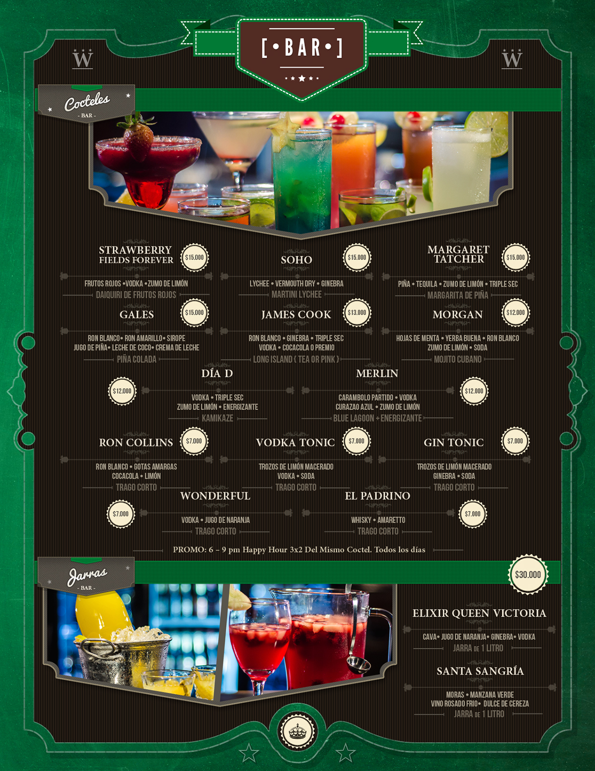 menu Carta restaurant bar coffee shop cafeteria pub brithish royal Chalkboard cocktails shots beer