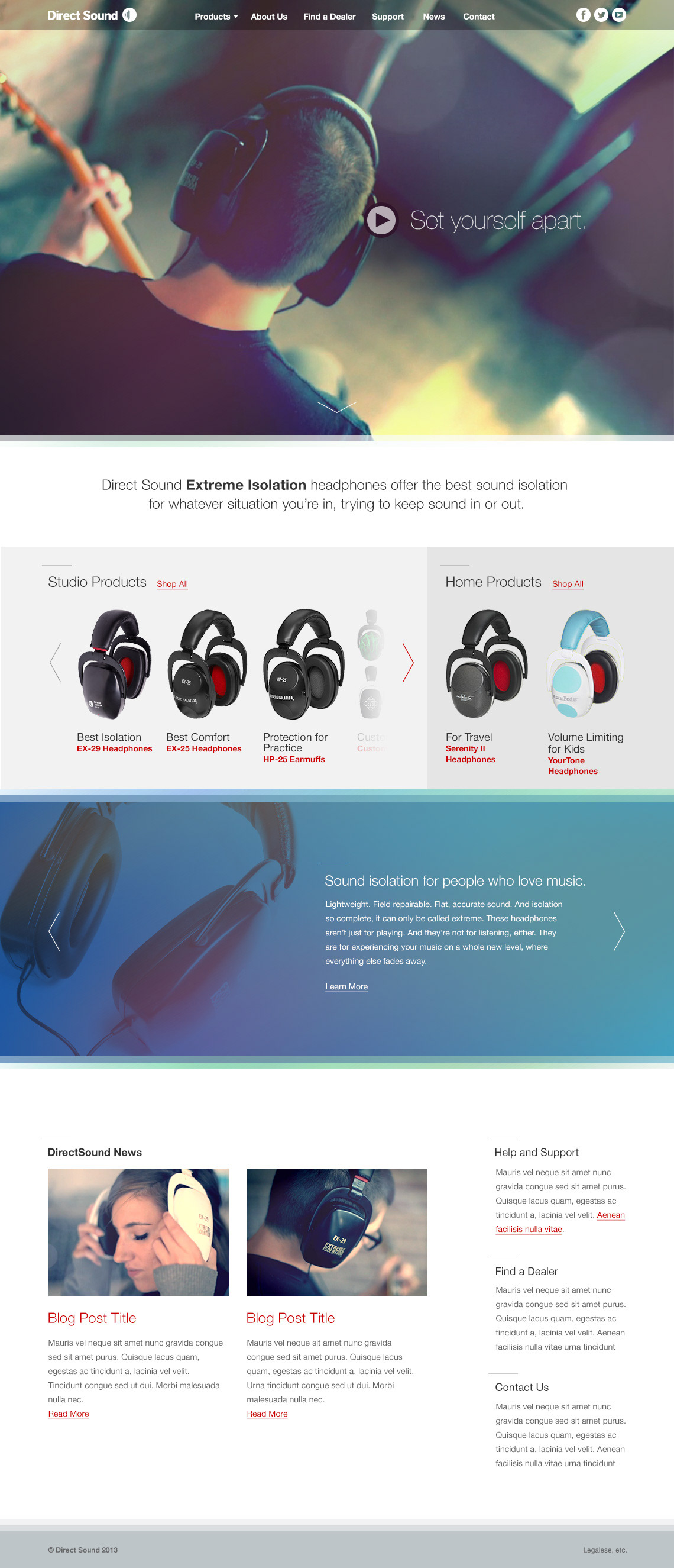 headphones e-commerce
