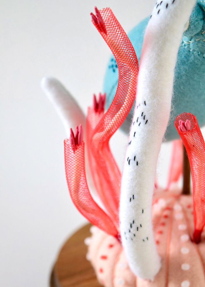 octopus hine mizushima specimen soft sculpture art craft felt handmade Exhibition  水島ひね