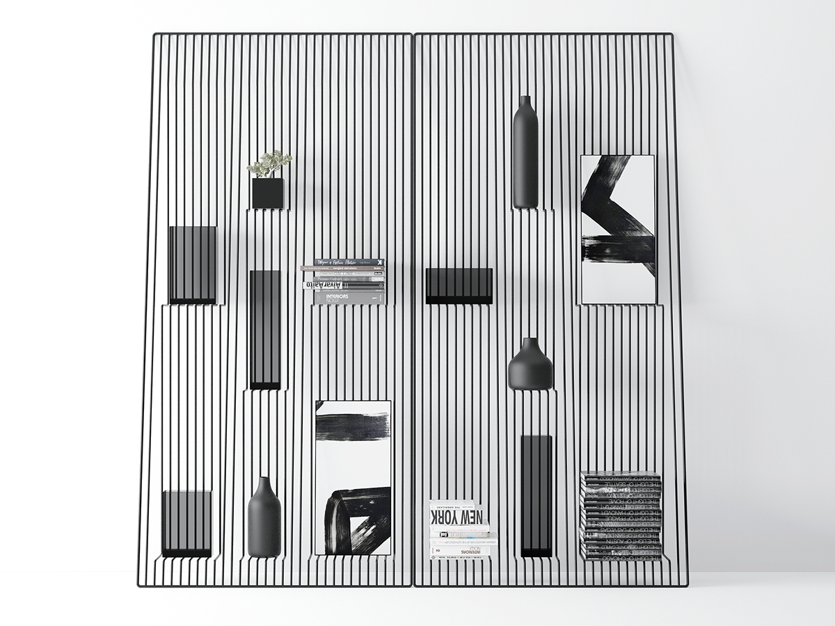field design wire bookshelves Dmitry Kozinenko breitenthaler