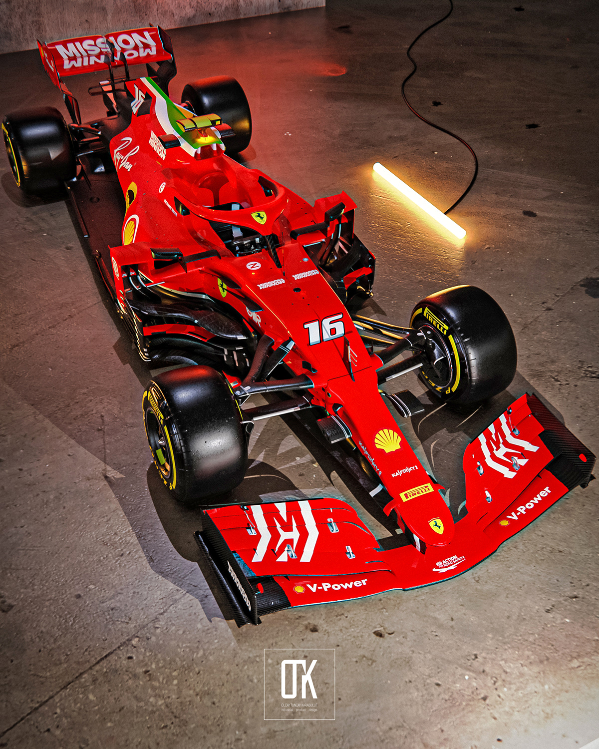 art car design concept design f1 F1 car FERRARI Formula 1 Halo race car