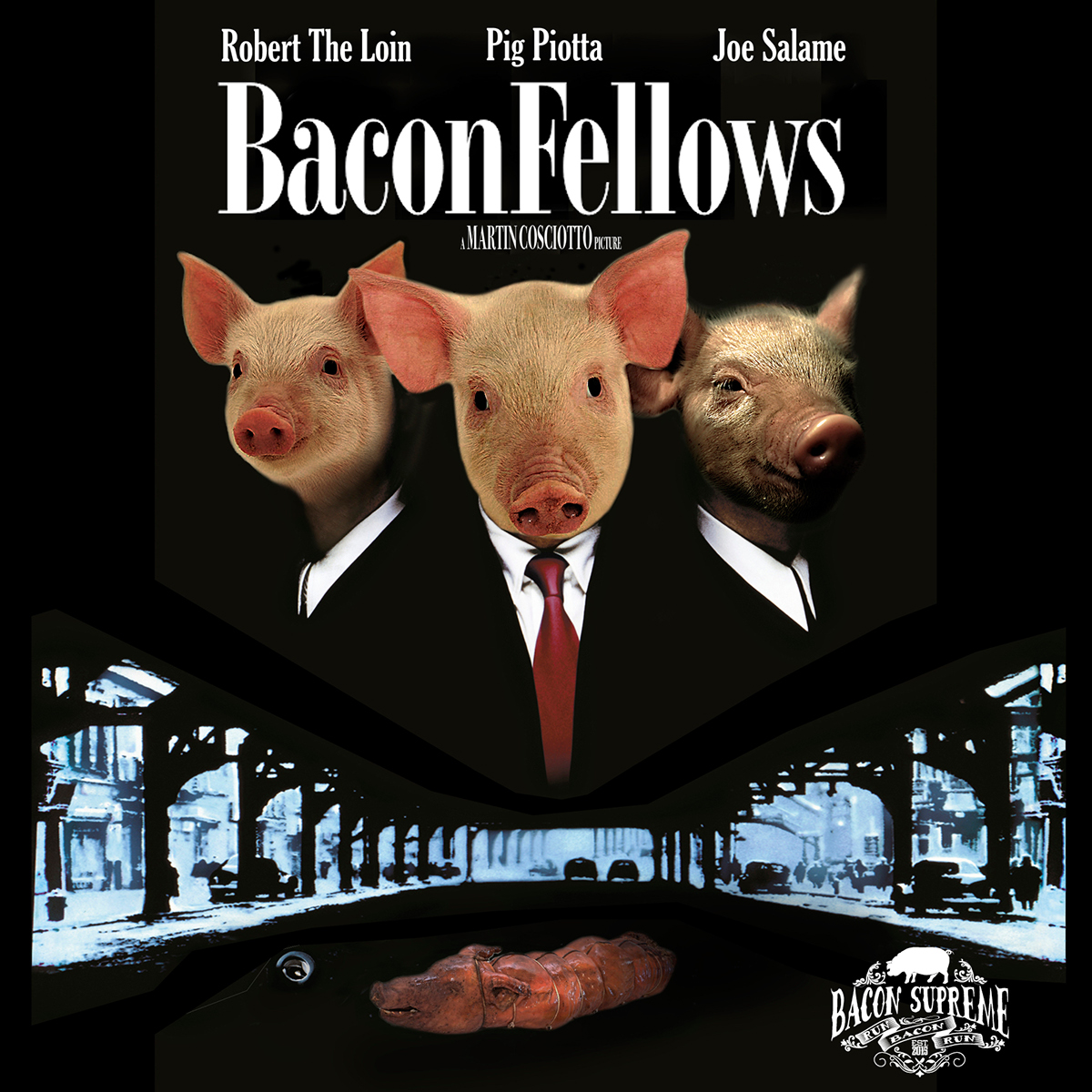 movie poster Fun bacon manifesti