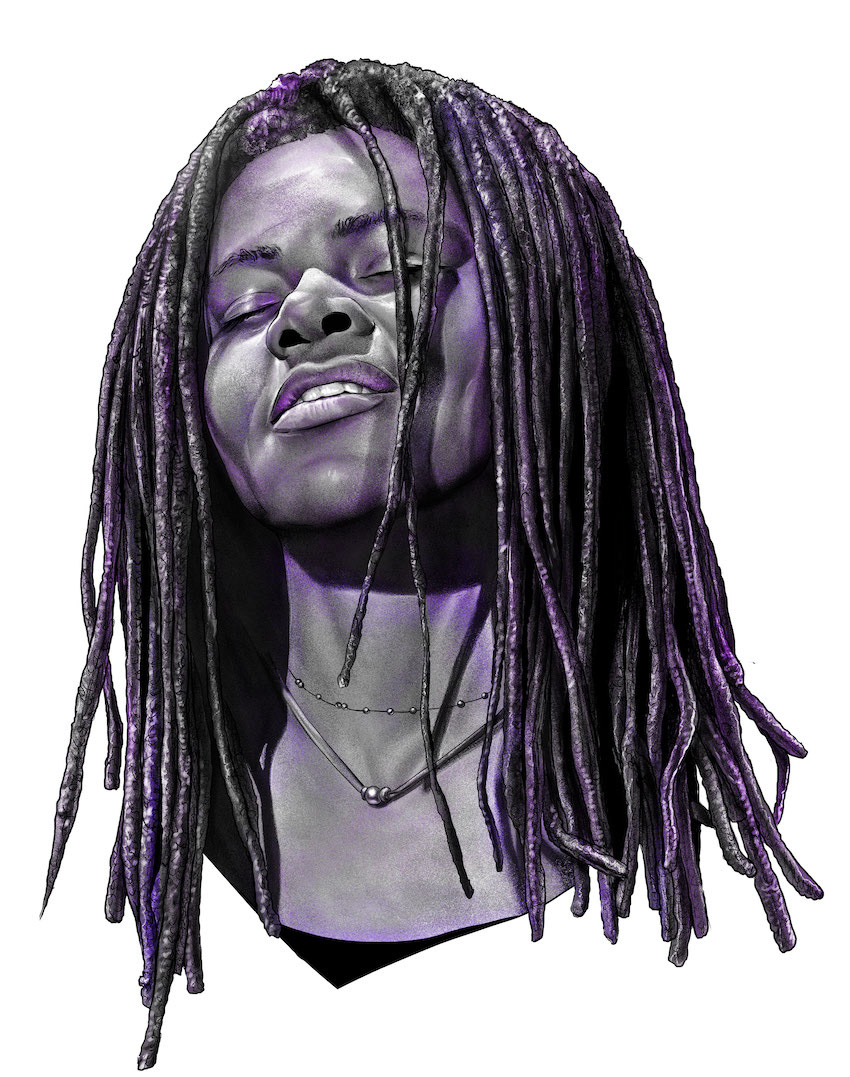 Digital Art  editorial ILLUSTRATION  music musicians portrait Portraiture realistic Realistic drawing