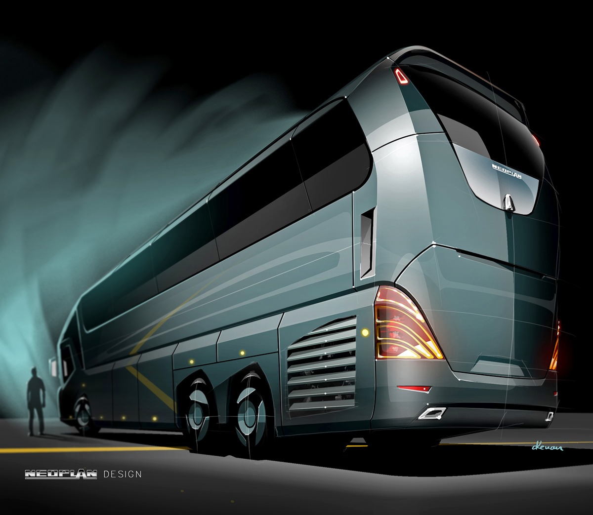 neoplan bus Coach REISEBUS otobüs ulusoy starliner man Alias 3D model