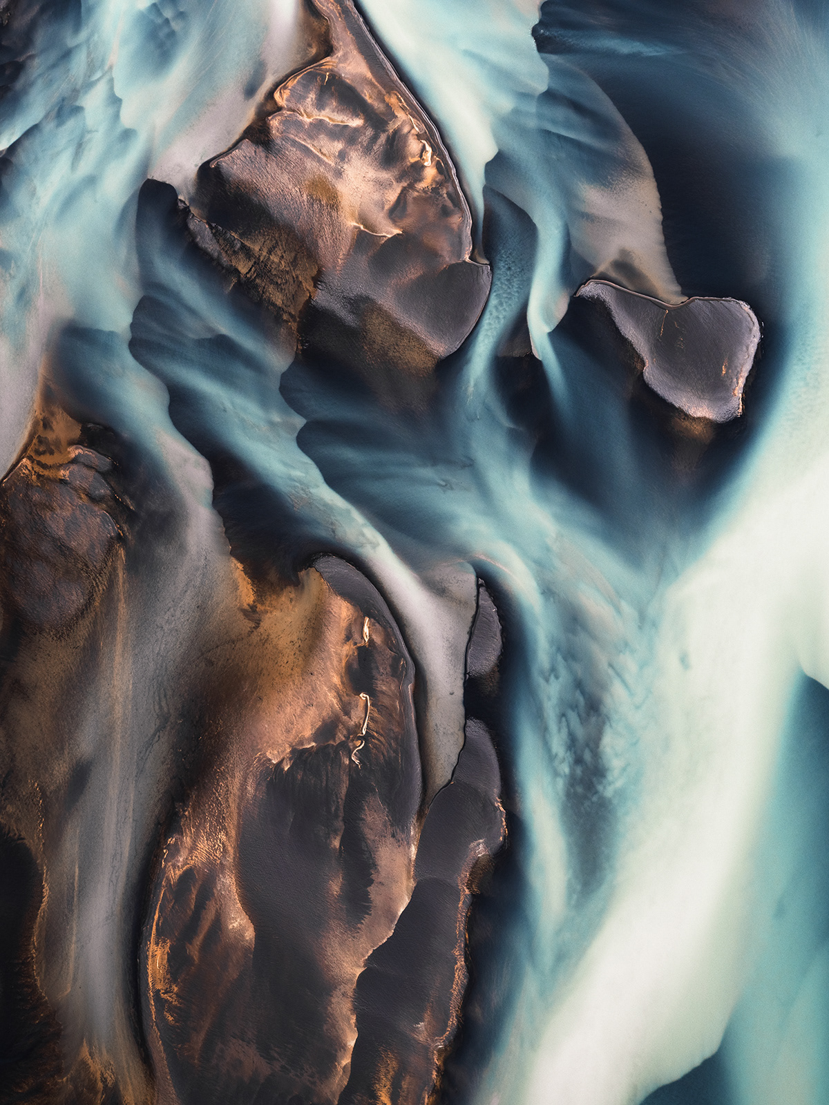 abstract Aerial Aerial Photography drone FINEART glacier iceland Nature Photography  rivers