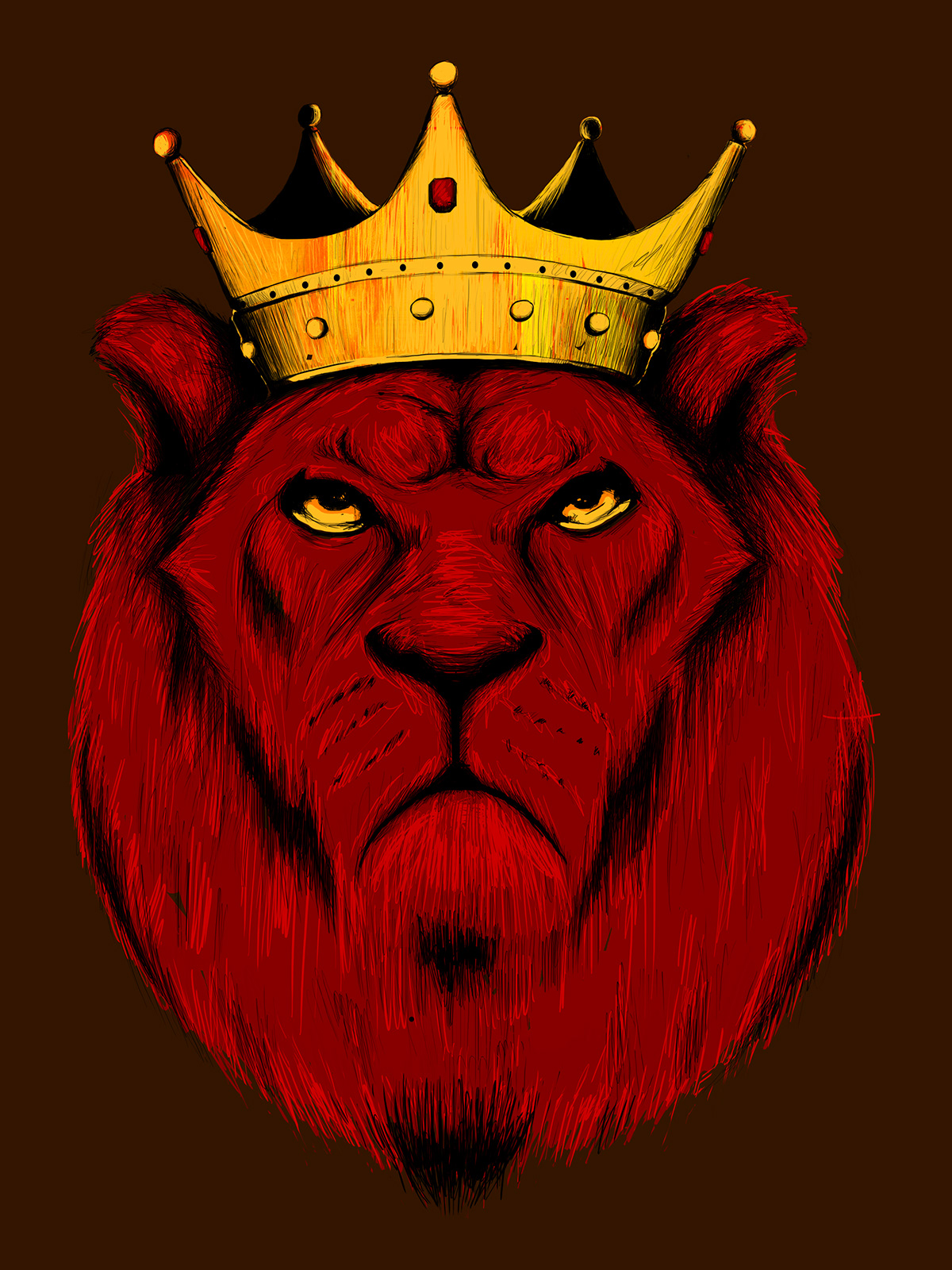 Lion King Mufassa lion crown king