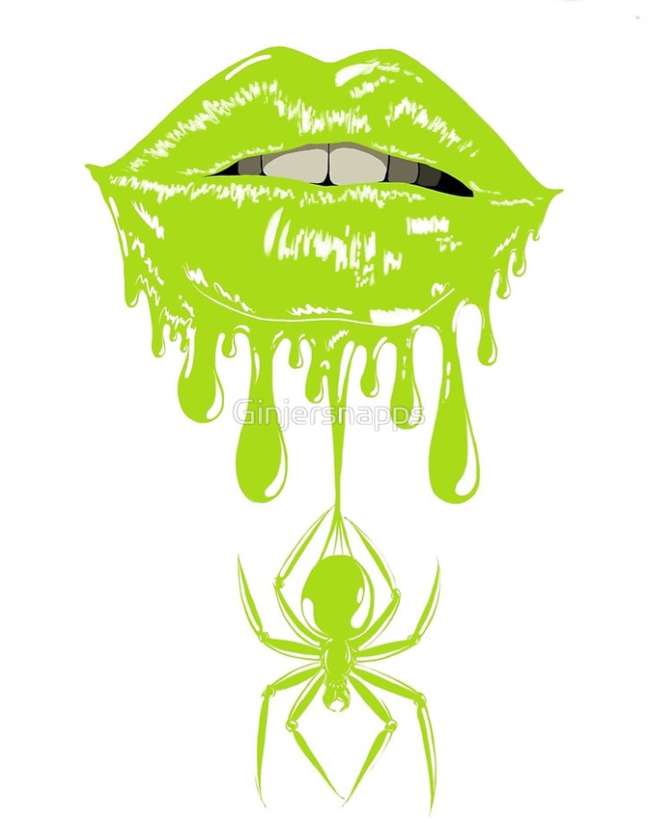 tattoo T Shirt Merchandise Design graphic lips spiders Clothing product Laptop designs