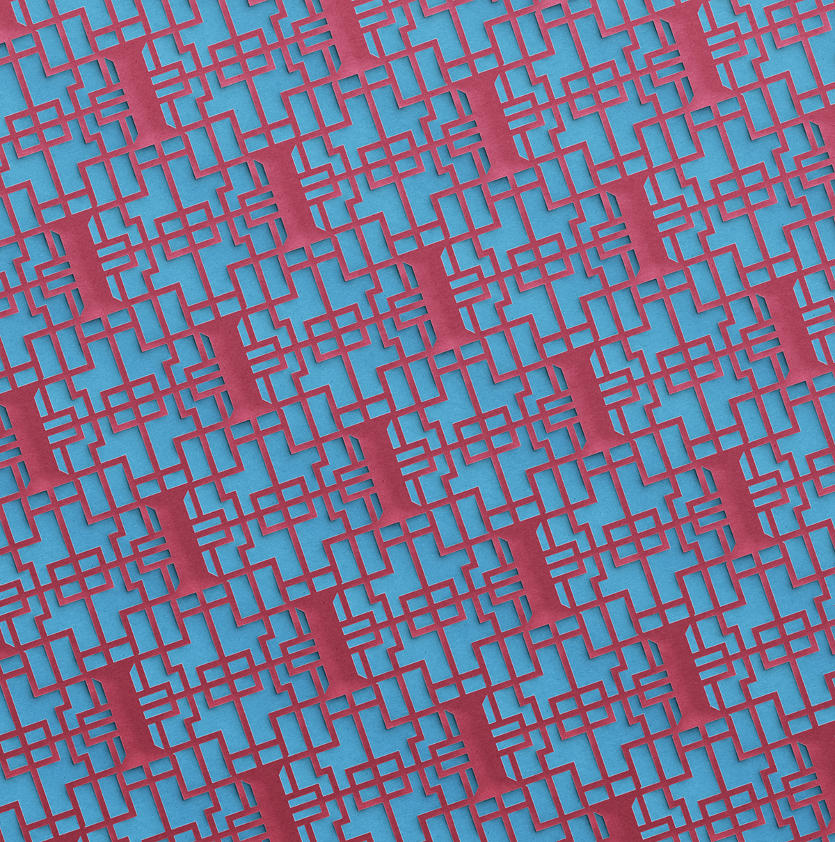 korean patterns Patterns Paper Cut-Out Digital Art  colordesign graphic design 