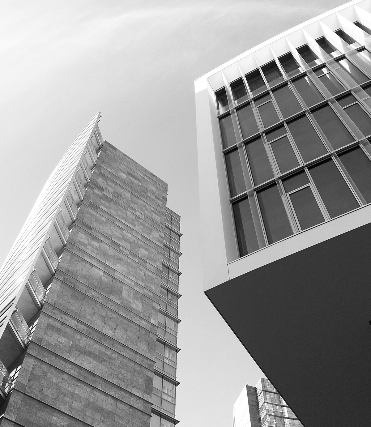 milano Italy buldings view details photo Black&white architettura modern