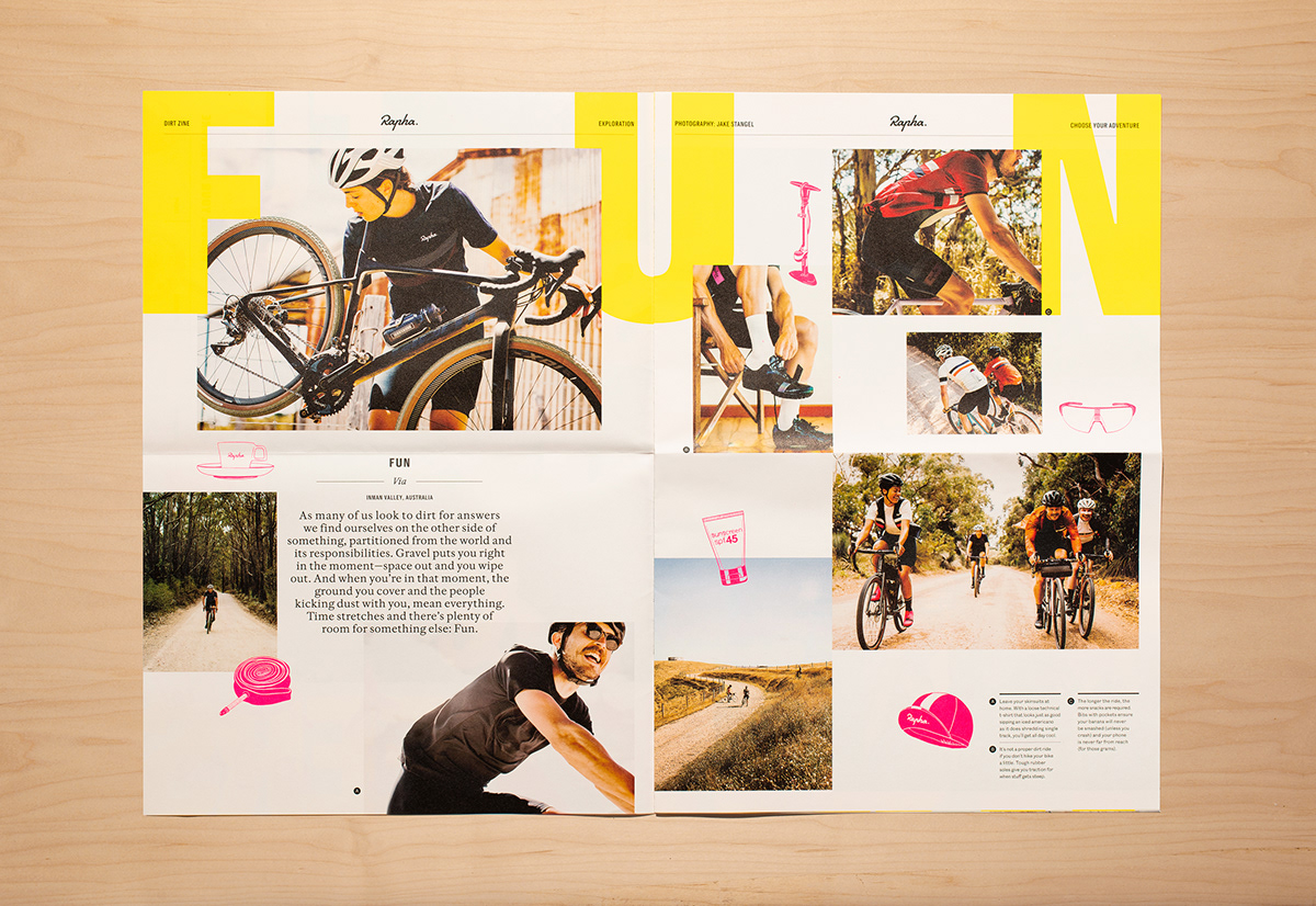 art direction  bikes design editorial Lookbook Photography  print Rapha Zine 