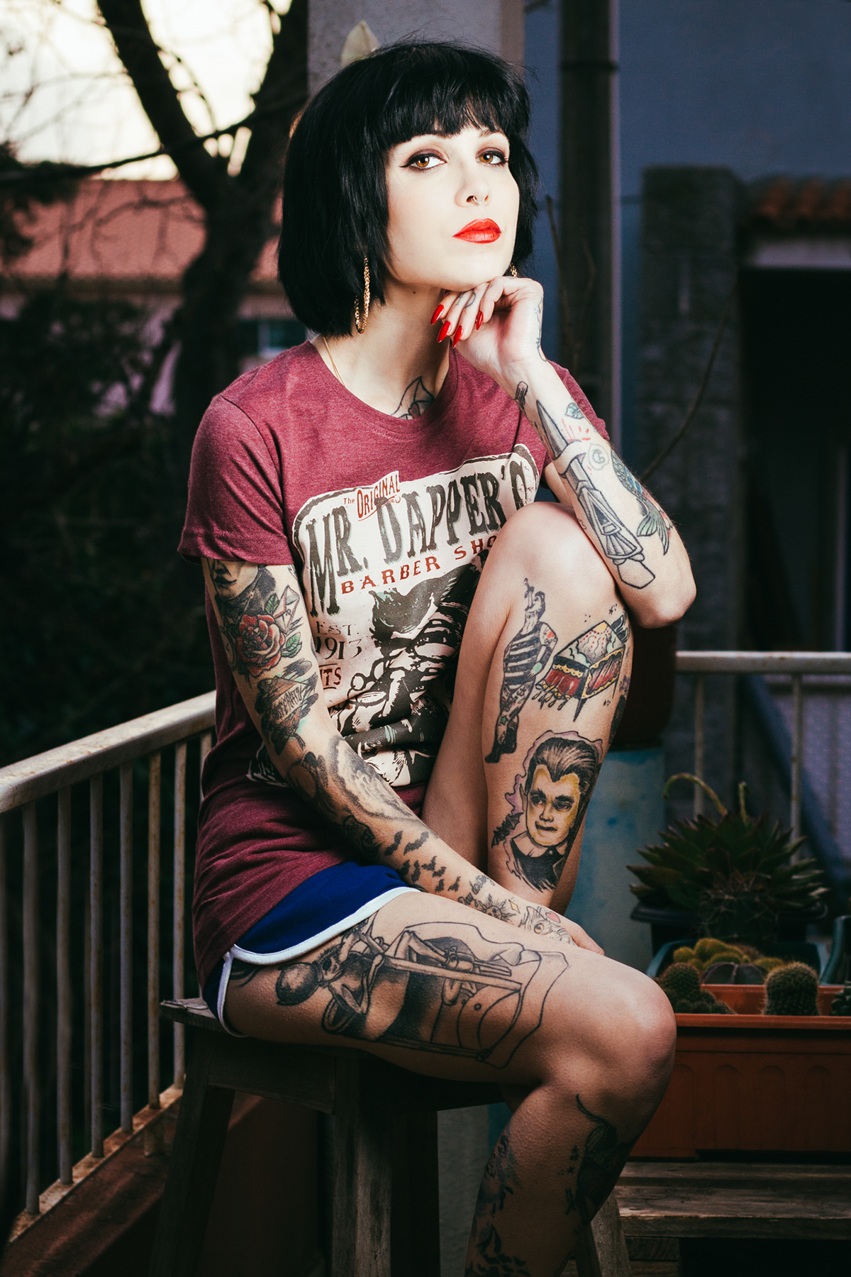 ink editorial tattoos teens Young Lisbon light magazine design TravellInk passion life