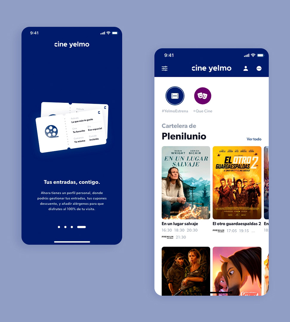 app design Cinema Film   Mobile app ui design UI/UX user interface