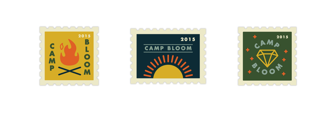 camping scouting patches stamps
