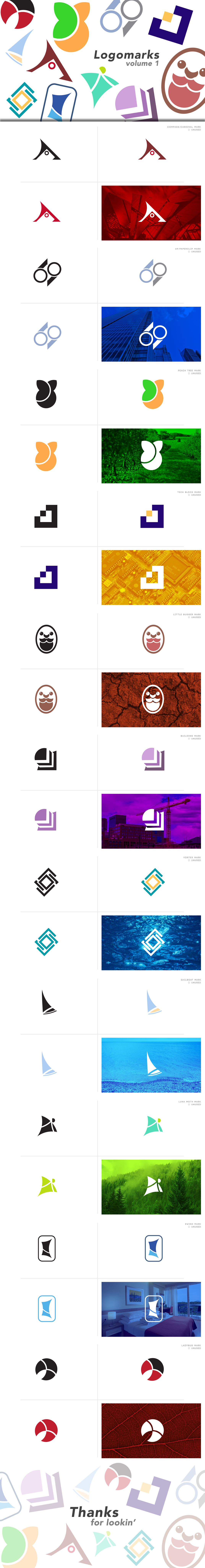 logomark Logo Design graphic design  branding  Logotype logos logofolio logo collection vector art abstract