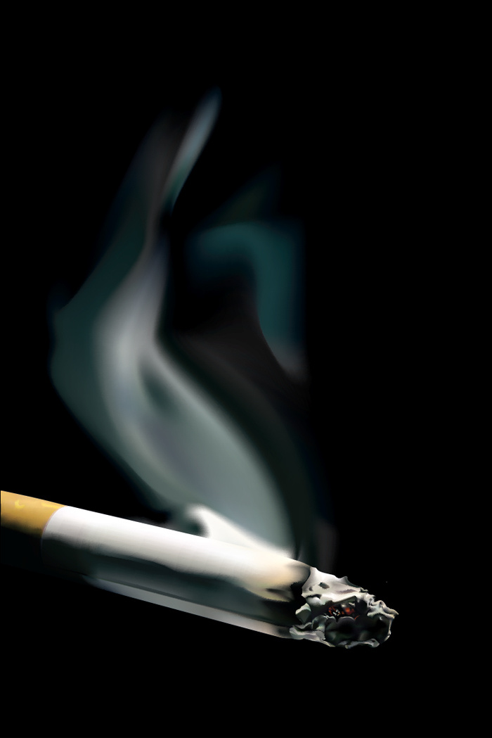 cigarette vector Illustrator smoking