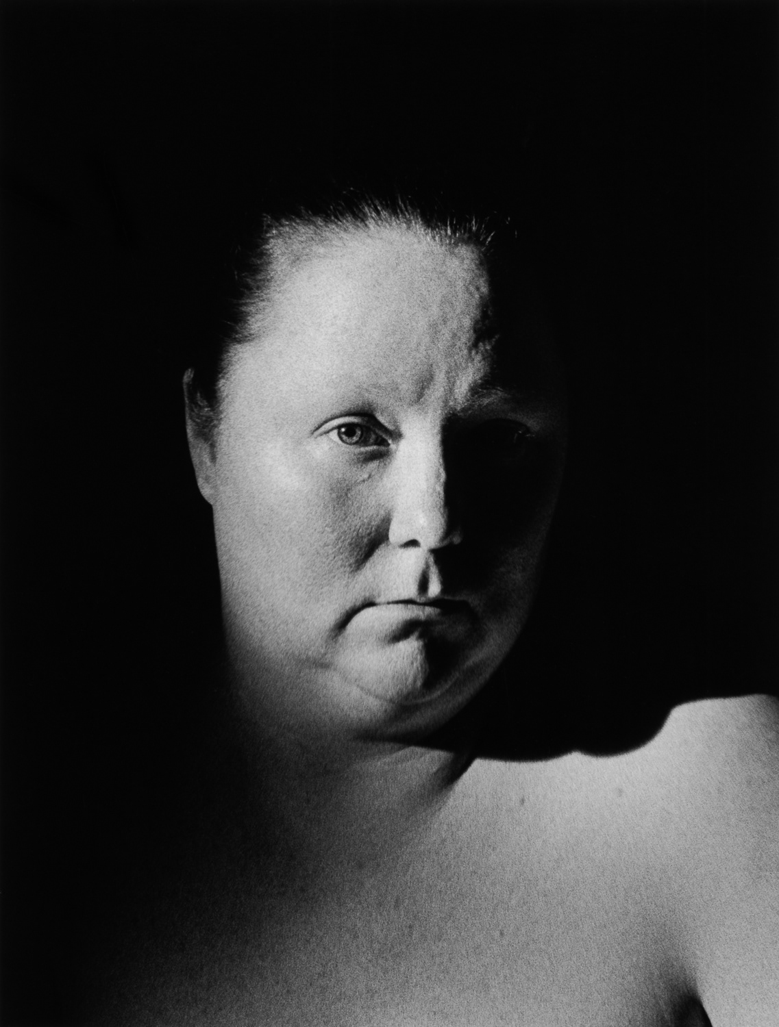 portrait self-portrait black & white 35mm gelatin silver