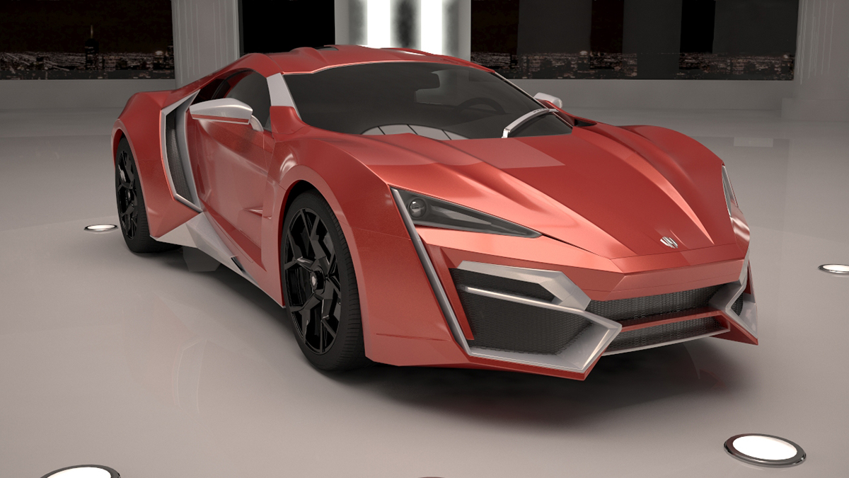 tera Project car fast furious Lykan HYPERSPORT hybrid concept D&AD 3D eco enviormental green Ps25Under25