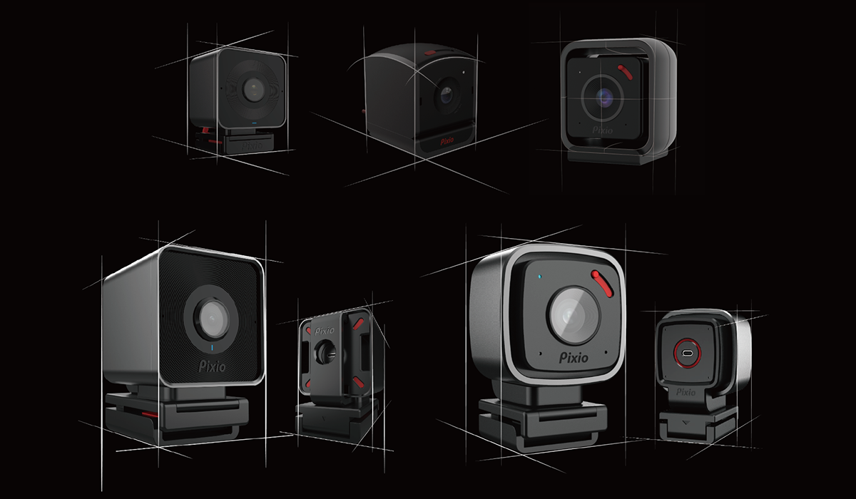 camera Gaming stream 3D concept industrialdesign product Render webcam design