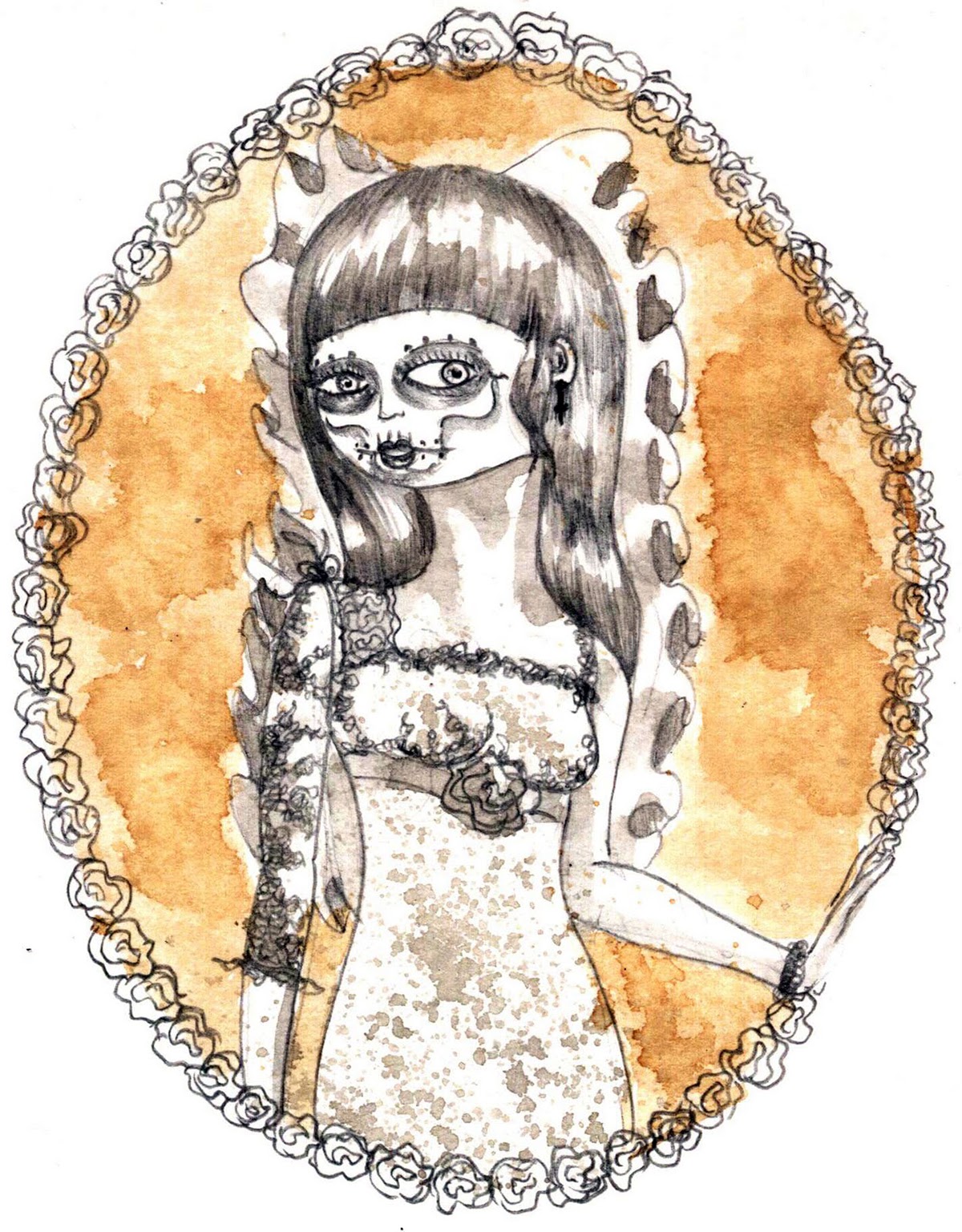chocolate  coffee  Tequila   dead day of ilustracion  muerte   girls  chicas  wedding  monja  Noon