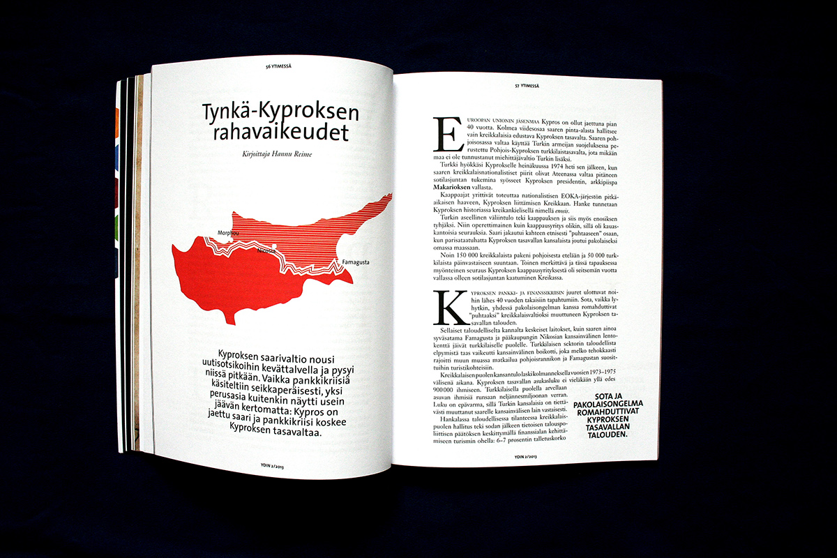#magazine #Ydin #redesign  #layout