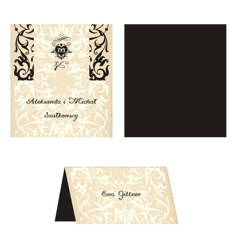 wedding invitations card ace of spades